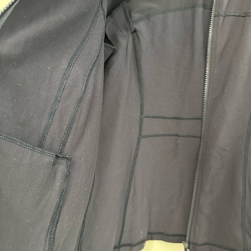 Lululemon Define Full Zip Mock Neck Long Sleeve Jacket Navy Women's 12 - Picture 9 of 16
